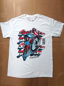 ◎【マーベル/MARVEL】『 キャプテンアメリカ / プリント Tシャツ 』Tシャツ 半袖 シャツ 日本未発売 アメカジ カジュアル ファッション シャツ 映画 MOVIE CaptainAmerica アイアンマン ファッション雑貨 アメリカ雑貨 アメ雑 雑貨