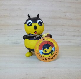 ◎【にわの小さななかまたち/Droles de Petites Betes】『 まるはなばちのレオン / PVC フィギュア』フィギュア ドール 人形 PVC PLASTOY ドロールス Leon le Bourdon 雑貨 アメ雑 アメリカ雑貨