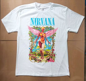 ◎【ニルヴァーナ/NIRVANA】『 ニルヴァーナ IN UTERO / プリント Tシャツ 』Tシャツ 半袖 シャツ 日本未発売 アメカジ カジュアルファッション シャツ ファッション雑貨 アメリカ雑貨 アメ雑 雑貨