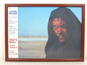 ◎【スターウォーズ/STAR WARS】『 SW EP1 ダース・モール B / 額縁入り ポートレート 』ポートレート 写真 フォト ディスプレイ インテリア アクター スーツアクター 俳優 レイ・パーク 映画 Movie