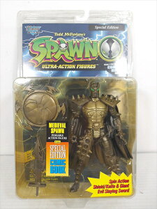 yX|[/SPAWNzw MEDIEVAL SPAWN (gold) PLUS SPECIAL EDITION COMIC BOOK / R~bNt tBMA xtBMA l` h[ AR~  R~bN fBoX|[ TODD TOYS McFARLANE TOYS }Nt@[