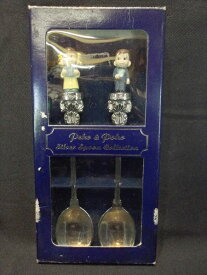 ◎【 不二家/FUJIYA】『 peko & poko Silver Spoon Collection ペコ&ポコセット / シルバースプーン 』スプーン 食器 不二家 ペコちゃん ポコちゃん 銀食器 シルバー 限定品 アメリカ雑貨 アメ雑 雑貨