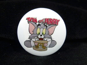 yʃobW/Button badgezw TOM and JERRY WF[o[K[ / ʃobW xobW ob` PinBack Button Can badge JobW ʃob` Job` RNV gƃWF[ t@bVG A