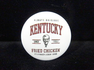 yʃobW/Button badgezw KENTUCKY FRIED CHICKEN S}[N / ʃobW xobW ob` PinBack Button Can badge JobW ʃob` Job` RNV }Nhih Xs[fB[ t@b