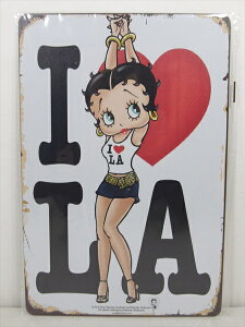 yuLŔ/tin platezw Betty Boop I LOVE LA / uLv[g xeBpl Ŕ CeA re[W Ŕ L f Movie AR~ xeB[Eu[v eBt@j[ŒH fBXv