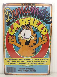 ���y�u���L�Ŕ�/tin plate�z�w Garfield Dynamaite / �u���L�v���[�g �x�e�B���p�l�� �Ŕ� �C���e���A �r���e�[�W�� �Ŕ� �L�� �f�� Movie �K�[�t�B�[���h �L �f�B�X�v���C �A�����J�G�� �A���G �G��