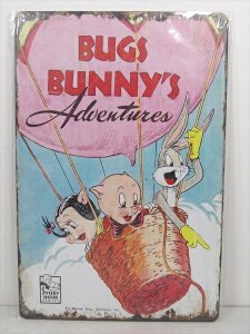 ���y�u���L�Ŕ�/tin plate�z�w LOONEY TUNES Bugs Bunny's Adventures / �u���L�v���[�g �x�e�B���p�l�� �Ŕ� �C���e���A �r���e�[�W�� �Ŕ� �L�� �f�� Movie �A���R�~ ���[�j�[�E�e���[���Y �o�b�O�X�E�o�j