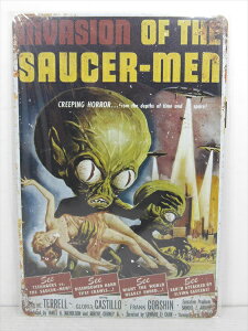 yuLŔ/tin platezw INVASION OF THE SAUCER MAN CO |X^[ / uLv[g xeBpl Ŕ CeA re[W Ŕ L f Movie Èł̈E哪l̏P ag