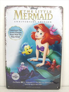yuLŔ/tin platezw Disney THE LITTLE MERMAID ANNIVERSARY EDITION / uLv[g xeBpl Ŕ CeA re[W Ŕ L f Movie fBYj[ gE}[Ch AG 