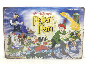 yuLŔ/tin platezw Disney Peter Pan |X^[ / uLv[g xeBpl Ŕ CeA re[W Ŕ L f Movie fBYj[ s[^[p eBJ[x fBXv