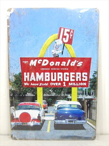 ���y�u���L�Ŕ�/tin plate�z�w McDonald's FC 1���X �Ŕ� / �u���L�v���[�g �x�e�B���p�l�� �Ŕ� �C���e���A �r���e�[�W�� �Ŕ� �L�� �H�ו��n �n���o�[�K�[ �o�[�K�[ �}�N�h�i���h �t�����`���C�Y 