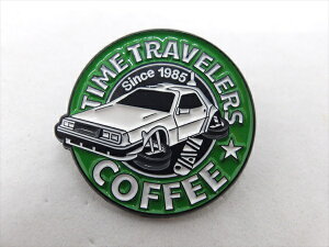 ���y�s���o�b�W/pin badge�z�w Back to the Future TIME TRAVELERS COFFEE / �s���Y �x�o�b�W �o�b�` �s���o�b�` PINS �f�� Movie �o�b�N�E�g�D�E�U�E�t���[�`���[ BTTF �f�����A�� �R���N�V���� �t�@�b�V�����G