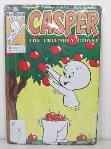 ���y�u���L�Ŕ�/tin plate�z�w CASPER THE FRIENDLY GHOST �R�~�b�N�\���� / �u���L�Ŕ� �v���[�g �x�e�B���p�l�� �Ŕ� �C���e���A �u���L�v���[�g �A�j�� �A���R�~ �f�� Movie �L���X�p�[ Casper �A�����J
