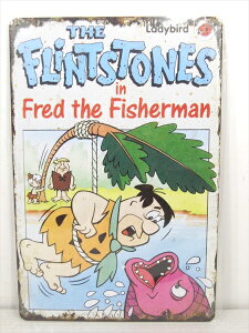 ���y�u���L�Ŕ�/tin plate�z�w The Flintstones in Fred the Fisherman �\���� / �u���L�v���[�g �x�e�B���p�l�� �Ŕ� �C���e���A �r���e�[�W�� �Ŕ� �L�� �n���i�E�o�[�x�� ���n�Ƒ��t�����g�X�g�[�� �f�B