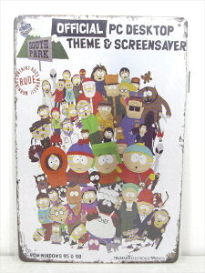 ���y�u���L�Ŕ�/tin plate�z�w South Park OFFICIAL PC DESKTOP THEME & SCREENSAVER �p�b�P�[�W�� / �u���L�v���[�g �x�e�B���p�l�� �Ŕ� �C���e���A �r���e�[�W�� �Ŕ� �L�� �f�� Movie �A���R�~ �T�E�X�p�[�N 