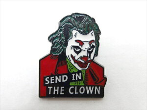���y�s���o�b�W/pin badge�z�w JOKER �z�A�L���E�t�F�j�b�N�X SEND IN THE CLOWN B / �s���Y �x�o�b�W �o�b�` �s���o�b�` �f�� Movie �W���[�J�[ �o�b�g�}�� �R���N�V���� �t�@�b�V�����G�� �A���G