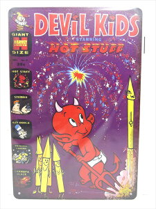 ���y�u���L�Ŕ�/tin plate�z�w Hot Stuff DEVIL KIDS STARRING HOT STUFF �\���� / �u���L�Ŕ� �v���[�g �x�e�B���p�l�� �Ŕ� �C���e���A �u���L�v���[�g �A�j�� �A���R�~ �f�� Movie �z�b�g�X�^�b�t �z�b�g�X
