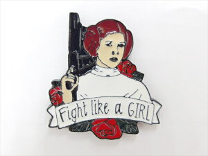 ysobW/pin badgezw Disney STAR WARS CAEI[Ki Fight Like a GIRL A / sY xobW ob` sob` PINS f Movie AR~ fBYj[ X^[EH[Y X^[EEH[Y Leia Organa