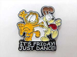 ���y�s���o�b�W/pin badge�z�w Garfield IT'S FRIDAY! JUST DANCE! / �s���Y �x�o�b�W �o�b�` �s���o�b�` PINS �f�� Movie �A���R�~ �R�~�b�N �A�j�� �K�[�t�B�[���h �R���N�V���� �t�@�b�V�����G�� �A���G