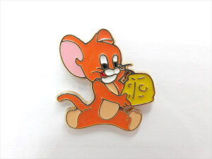 ◎【ピンバッジ/pin badge】『 TOM and JERRY ジェリーとチーズ B / ピンズ 』バッジ バッチ ピンバッチ PINS 映画 Movie ドラマ アメコミ アニメ カートゥーン トムとジェリー トム&ジェリー コレクシ
