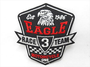 ◎【ワッペン/patch】『 EAGLE RACE TEAM / アイロンパッチ 』アイロン ワッペン パッチ 企業 モータースポーツ モーターオイル チーム アメリカ雑貨 アメ雑 雑貨