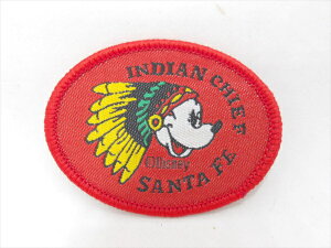 yby/patchzw Disney INDIAN CHIEF SANTA FE bh / by xby pb` ACpb` f Movie AR~ fBYj[ ~bL[}EX Mickey Mouse t@bVG AG