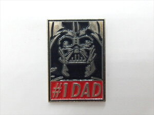 ◎【ピンバッジ/pin badge】『 Disney STAR WARS ダース・ベイダー #1 DAD / ピンズ 』バッジ バッチ ピンバッチ PINS 映画 Movie アメコミ Disney ディズニー Darth Vader ダースベイダー スターウォーズ スタ