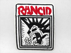 ���y���b�y��/patch�z�w Rancid ���S�}�[�N �z���C�g / �A�C�������b�y�� �x���b�y�� �p�b�` �A�C�����p�b�` ���y Music �o���h �A�[�e�B�X�g �����V�h �t�@�b�V�����G�� �A���G