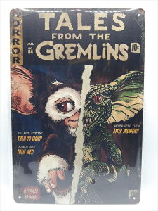 ���y�u���L�Ŕ�/tin plate�z�w TALES FROM THE GREMLiNS �R�~�b�N�\���� / �u���L�v���[�g �x�e�B���p�l�� �Ŕ� �C���e���A �r���e�[�W�� �Ŕ� �L�� �f�� Movie �O�������� �M�Y�� ���O���C �C���e���A 