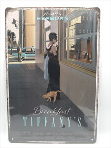 yuLŔ/tin platezw Audrey Hepburn Breakfast at Tiffany's f|X^[ / uLv[g xeBpl Ŕ CeA re[W Ŕ L f Movie eBt@j[ŒH I[h