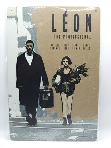 ���y�u���L�Ŕ�/tin plate�z�w Leon:The Professional ����ŕ��� �C���X�g�� / �u���L�v���[�g �x�e�B���p�l�� �Ŕ� �C���e���A �r���e�[�W�� �Ŕ� �L�� �f�� Movie ���I�� �f�B�X�v���C �A�����J�G�� 