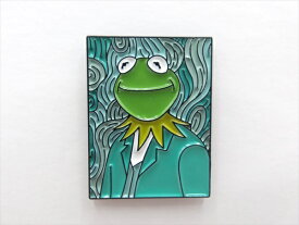 ◎【ピンバッジ/pin badge】『 The Muppet カーミット 絵画 A / ピンズ 』バッジ バッチ ピンバッチ PINS 映画 Movie ドラマ 人形劇 マペッツ マペット・ショ― マペットショ― セサミストリート セサミ・ストリート コレクション ファッション雑貨 アメ雑