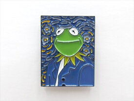 ◎【ピンバッジ/pin badge】『 The Muppet カーミット 絵画 B / ピンズ 』バッジ バッチ ピンバッチ PINS 映画 Movie ドラマ 人形劇 マペッツ マペット・ショ― マペットショ― セサミストリート セサミ・ストリート コレクション ファッション雑貨 アメ雑