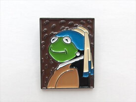 ◎【ピンバッジ/pin badge】『 The Muppet カーミット 絵画 D / ピンズ 』バッジ バッチ ピンバッチ PINS 映画 Movie ドラマ 人形劇 マペッツ マペット・ショ― マペットショ― セサミストリート セサミ・ストリート コレクション ファッション雑貨 アメ雑