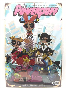 ���y�u���L�Ŕ�/tin plate�z�w The Powerpuff Girls �G����������K�[���Y / �u���L�v���[�g �x�e�B���p�l�� �Ŕ� �C���e���A �r���e�[�W�� �Ŕ� �L�� �f�� Movie �p���[�p�t�K�[���Y PPG �A���R�~ �J
