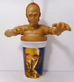 〇【 スターウォーズ STAR WARS 】『 ドリンクカップ キャップ C-3PO 』C3PO シースリーピーオー 映画 キャラクター アメキャラ アクションフィギュア フィギュア KFC ノベルティ おまけ