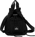 【 SALE】【★人気商品★】alo[Alo Yoga] ショルダーバッグ ポーチ ナイロン BK/BR