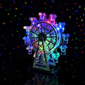 【土日限定！1000円OFF⇒10980！】テキーラ観覧車 グラス12個付き LED酒グラス棚 カクテルグラスホルダー 酒カップホルダー ワインラック クラブ カラオケ 居酒屋 パーティー 忘年会 飲み会 卓上自立型 USB充電式 コードレス 操作簡単 雰囲気作り