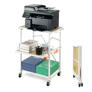 �y�V���������I10%OFF��6299�zRAKU �g���s�v �v�����^�[�� �L���X�^�[�t�� �܂肽���� ����72cm ��55cm 10�i�K���� ���ω׏d100kg 3�i���[�I ���[ ��^ �f�X�N�� ���[�U�[�����@ ���[�U�[�v�����^ �C