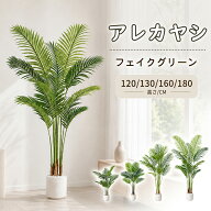 【マラソン限定！800円OFF⇒5698】アレカヤシ フェイクグリーン 大型 120/130/160/180cm 鉢付き 観葉植物…