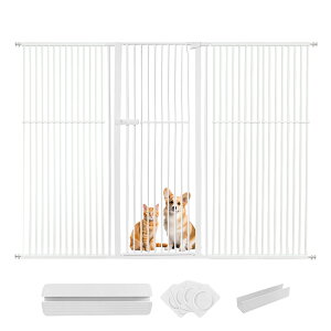 【SALE!1000円OFF⇒9998〜】★190cmタイプ新登場★ペットゲート 突っ張り 190cm 155cm 3.5cm間隔 取付幅61.5-246cm オートクローズ ハイタイプ 子猫通り抜け防止 ペット フェンス 柵 階段 玄関 キッチン 脱