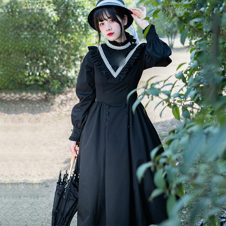 楽天市場】RAKU ロリータワンピース ロリータドレス ロリータ  