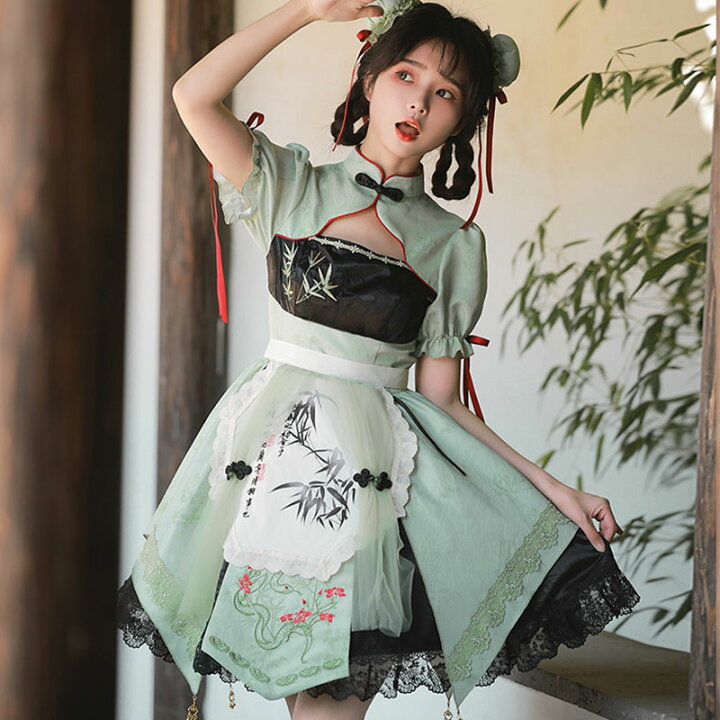 楽天市場】RAKU 中華風 ロリータ チャイナドレス 漢服 漢元素 