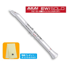 《キャンペーン中〜 1/16まで》《特典クロス付き》AKAI EWI SOLO Special Edition White ホワイト ウインドシンセサイザー アカイ スピーカー内蔵