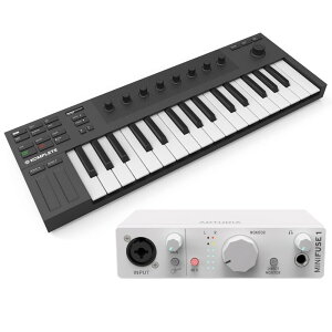 Arturia I[fBIC^[tFCX MiniFuse1 zCg + Native Instruments KOMPLETE KONTROL M32 MIDIL[{[h Zbg