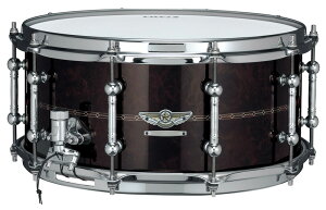 TAMA�i�^�}�j�X�^�[���U�[���E�X�l�A�h���� TBWS1465S-GCW WALNUT/BUBINGA STAR Reserve Snare Drum #3 / �\�t�g�P�[�X�t��