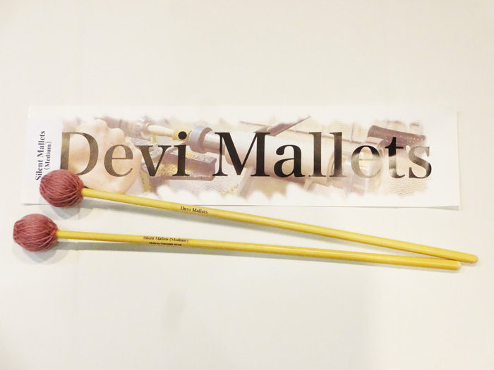 Devi Mallets／Silent Mallets  サイレントマレット（Medium）音の鳴りにくい　自宅練習用マレット