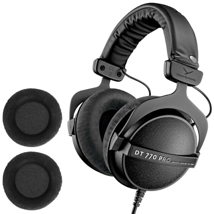 楽天市場】ヘッドホン 密閉型 beyerdynamic ベイヤー DT 770 PRO 80Ω + 