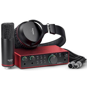 Focusrite Scarlett 2i2 Studio 4th Gen [ I[fBIC^[tFCX + }CN + wbhtH Zbg ] tH[JXCg DTM