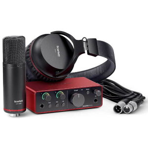 Focusrite Scarlett Solo Studio 4th Gen [I[fBIC^[tFCX + RfT[}CN + wbhtH Zbg] tH[JXCg gen4